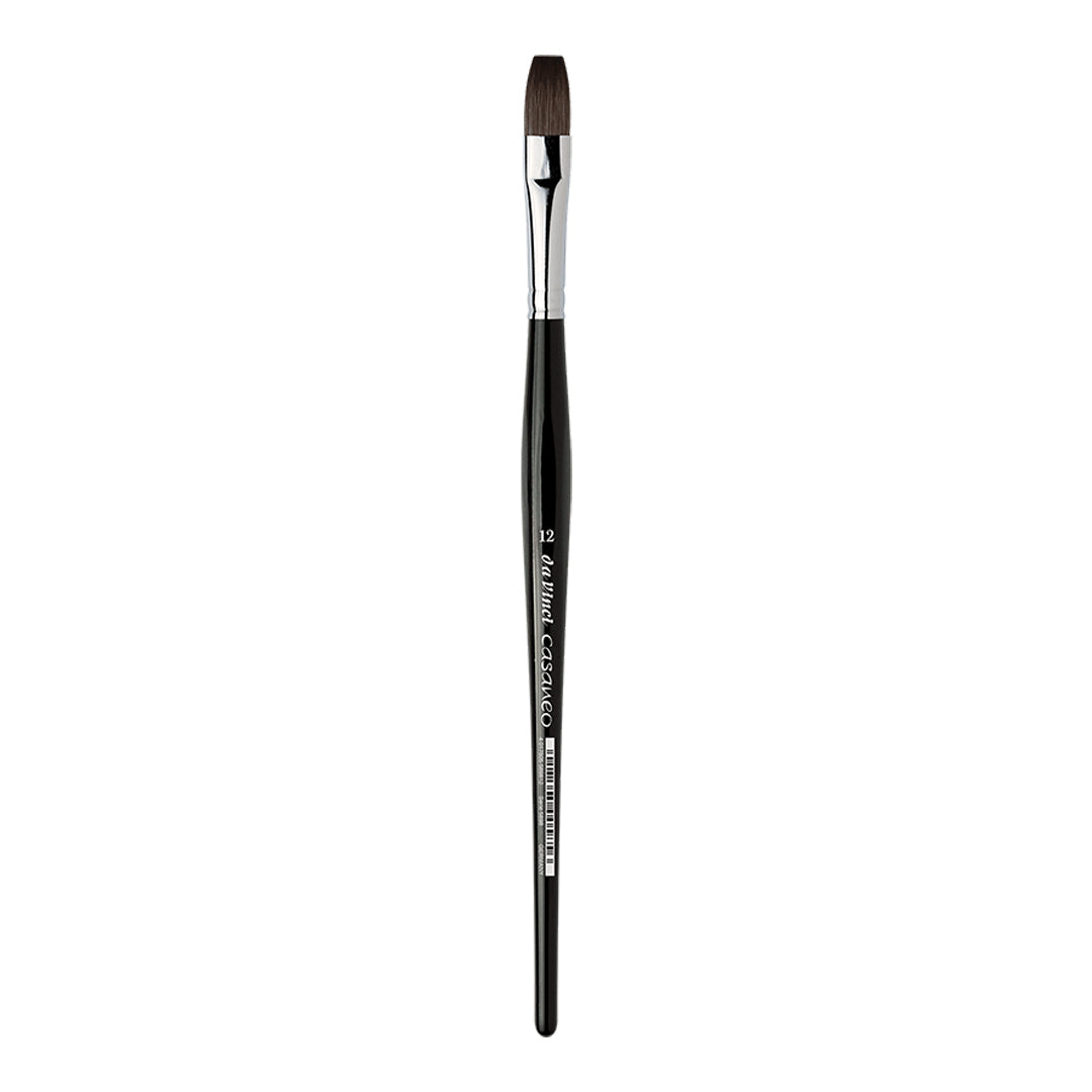 Da Vinci Casaneo Flat Synthetic Watercolor Brush, Series 5898