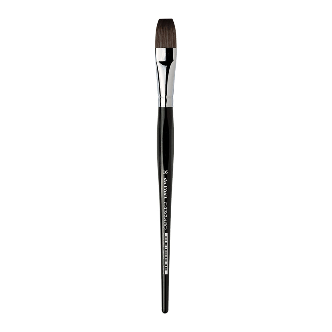 Da Vinci Casaneo Flat Synthetic Watercolor Brush, Series 5898