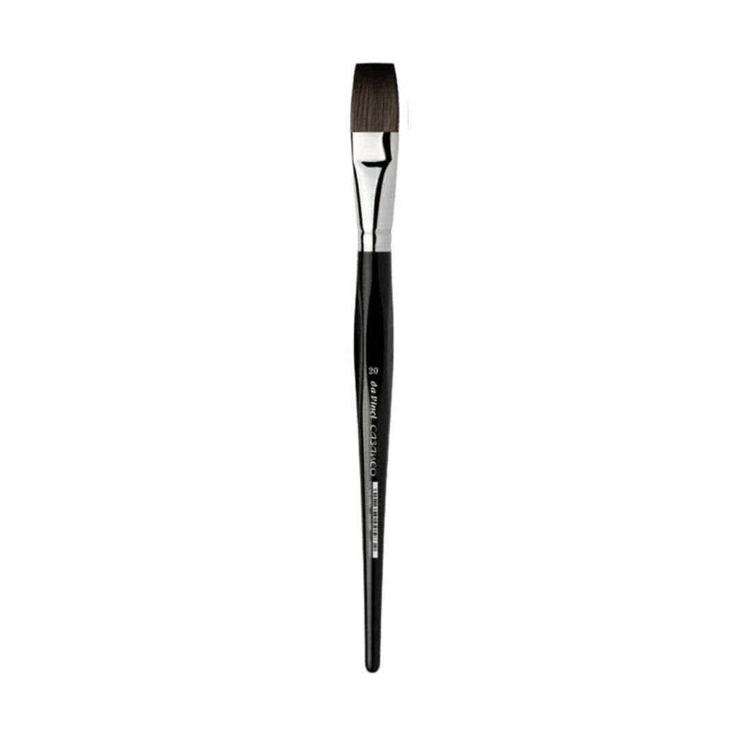 Da Vinci Casaneo Flat Synthetic Watercolor Brush, Series 5898