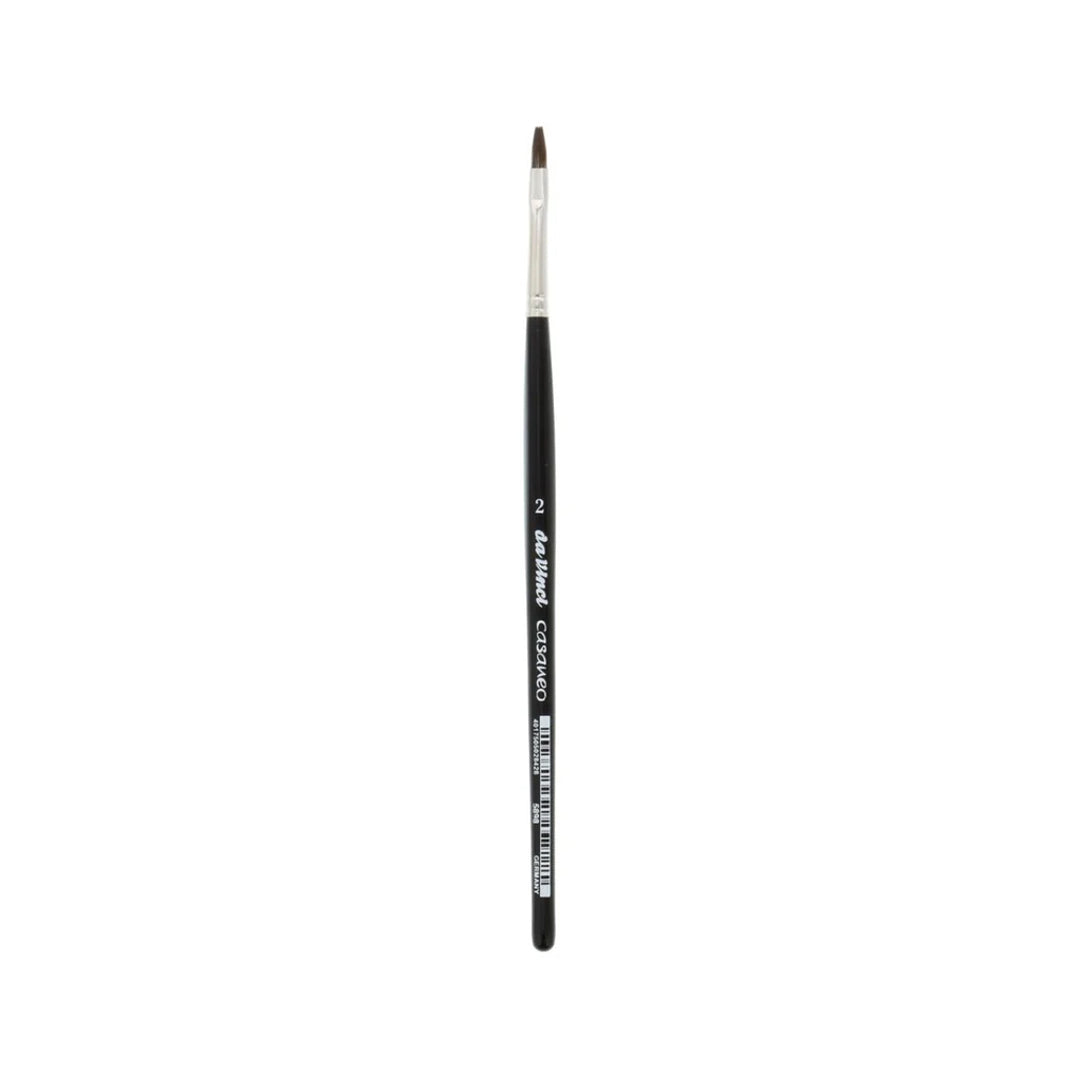 Da Vinci Casaneo Flat Synthetic Watercolor Brush, Series 5898