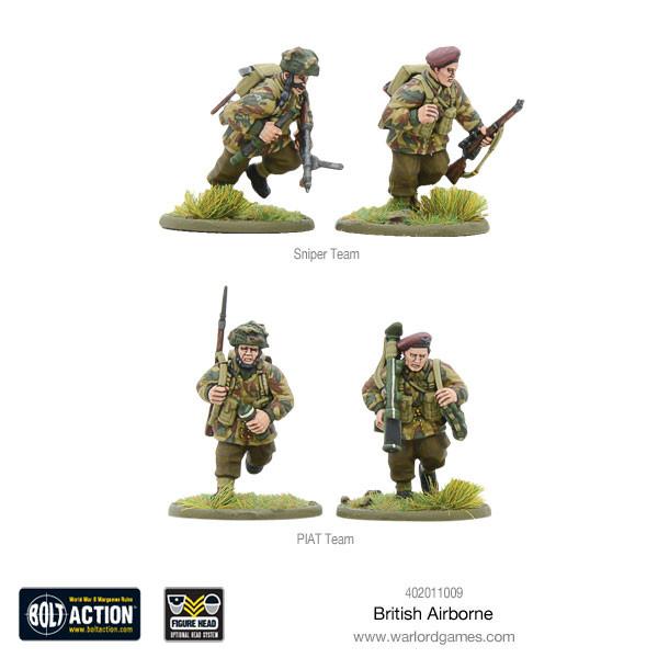 Warlord Games British Airborne WWII Allied Paratroopers Miniatures