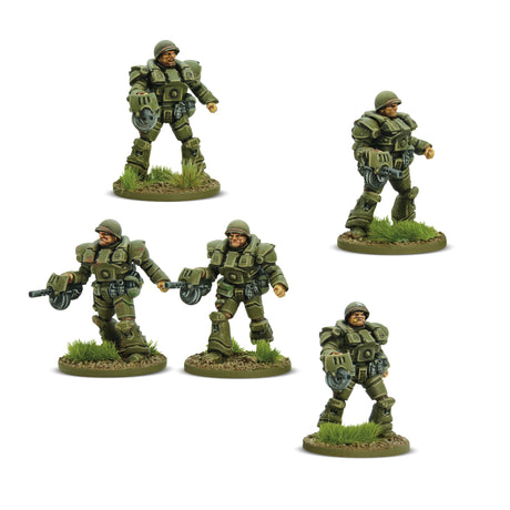 Warlord Games Konflikt '47 US Heavy infantry Miniatures