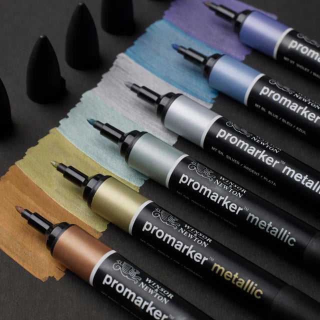 Winsor & Newton Promarker metalinių atspalvių grafinis markeris
