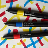 Winsor & Newton Promarker grafinių markerių rinkinys Primary, 3 vnt.