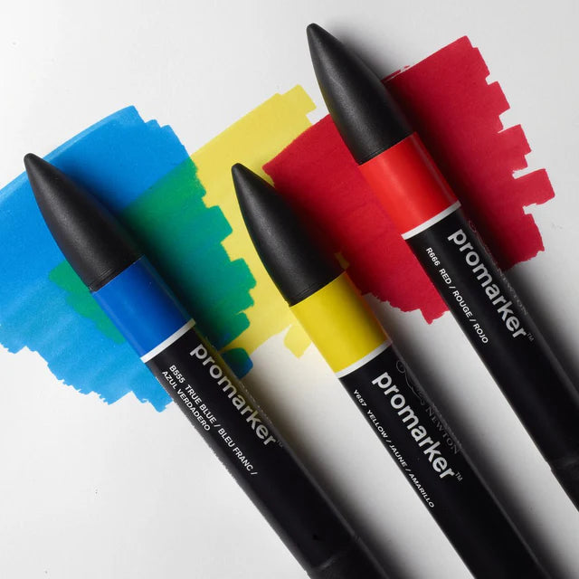 Winsor & Newton Promarker grafinių markerių rinkinys Primary, 3 vnt.