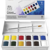 Winsor & Newton Cotman kišeninis akvarelės rinkinys Sketchers', 12 spalvų, Half-Pan