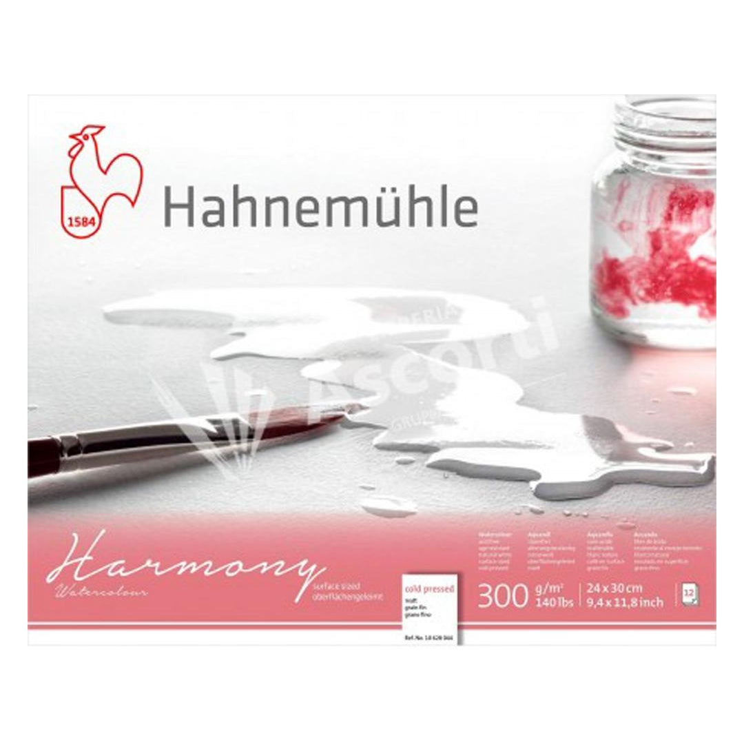 Hahnemühle Harmony akvarelinio popieriaus blokas, 12 lapų, 300 gsm