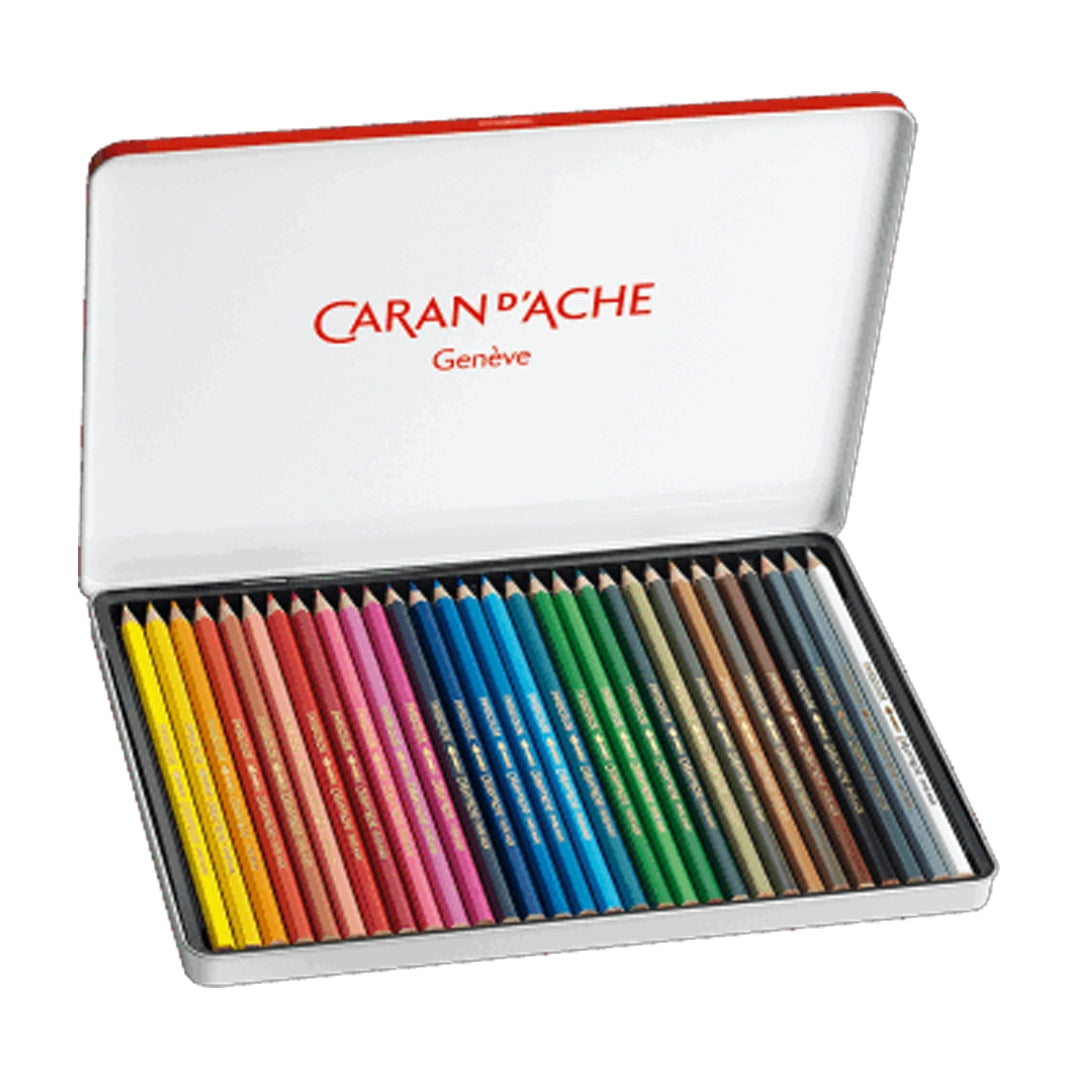 Caran d'Ache Swisscolor Aquarelle Colored Pencils Set of 30