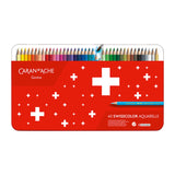 Caran d'Ache Swisscolor Aquarelle Colored Pencils Set of 40