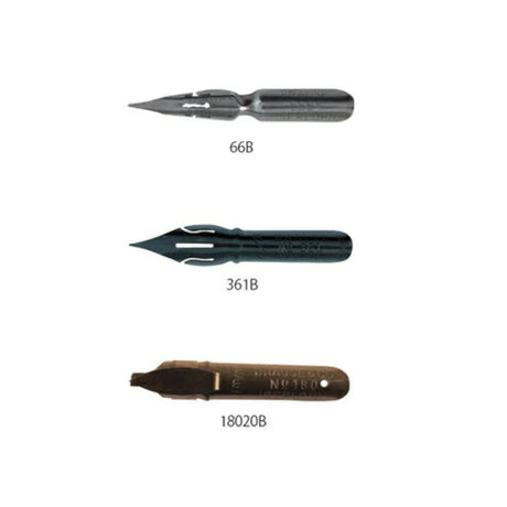 Brause Calligraphy Set with Nib Holder and 3 Nibs