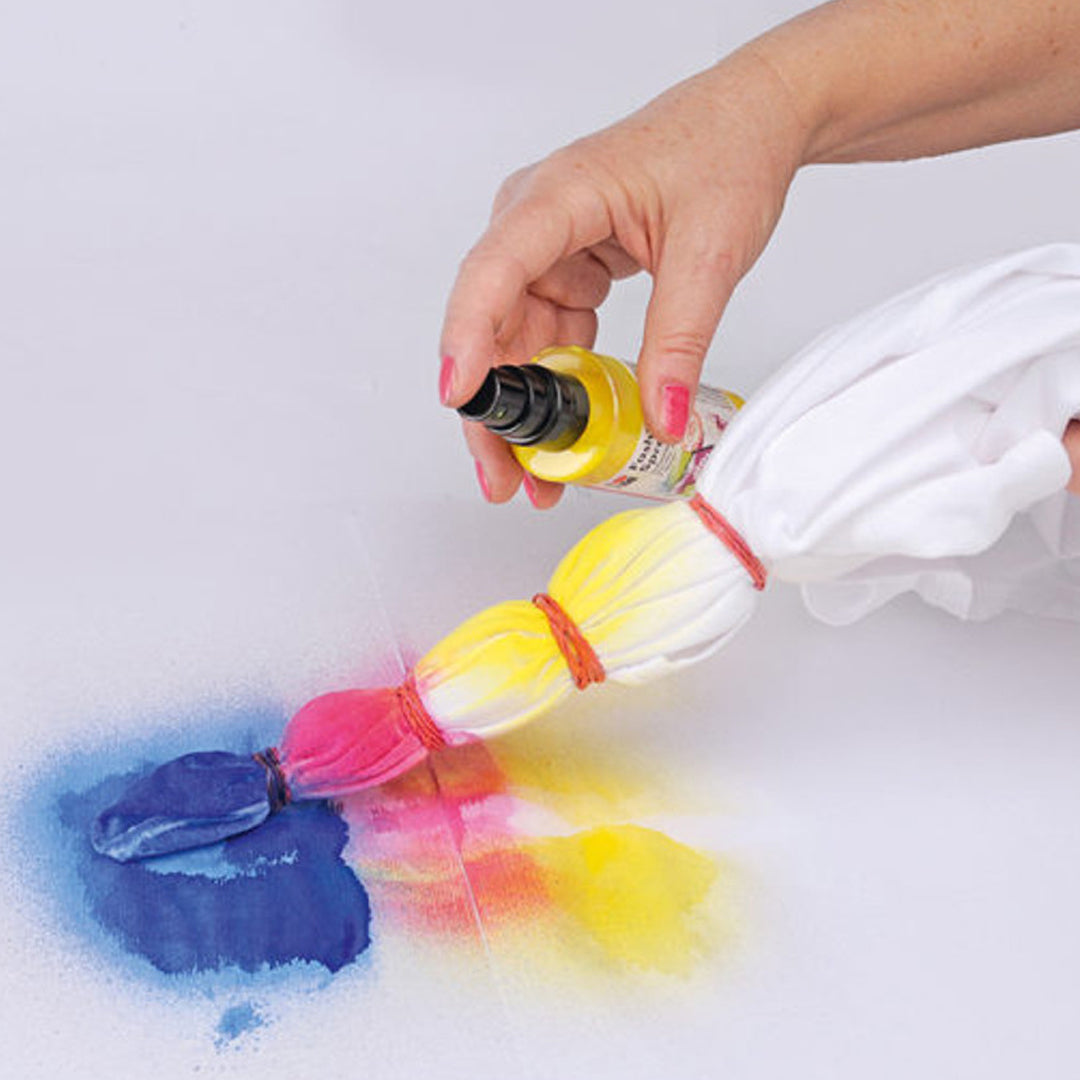 Marabu Fashion Spray TIE DYE purškiamų audinių dažų rinkinys, 3x100 ml