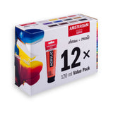 Amsterdam Acrylic Paint Value Pack, 12x120 ml