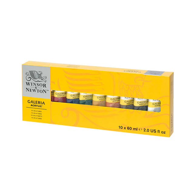 Winsor & Newton Galeria akrilinių dažų rinkinys, 10x60 ml