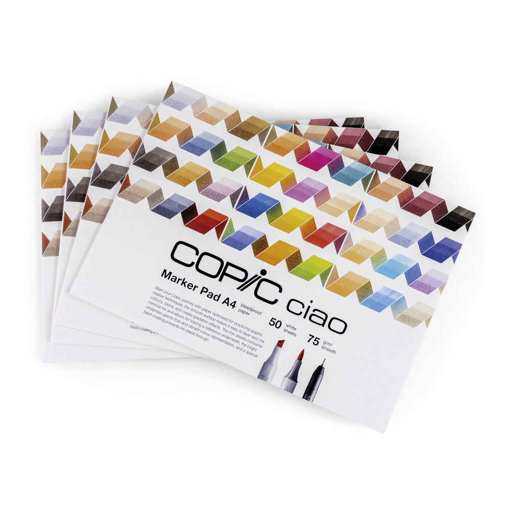 Copic Ciao popieriaus bloknotas markeriams, 75 gsm, 50 lapų