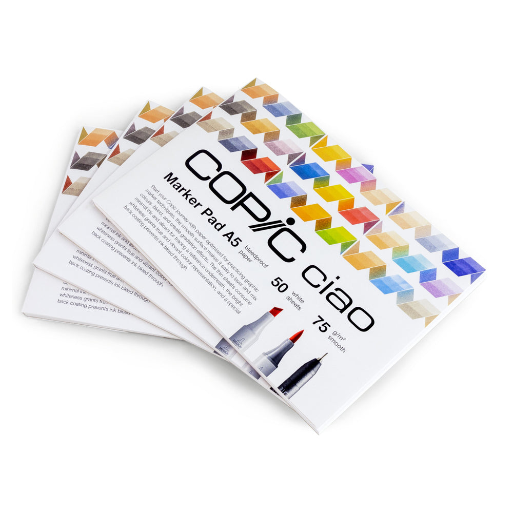 Copic Ciao popieriaus bloknotas markeriams, 75 gsm, 50 lapų