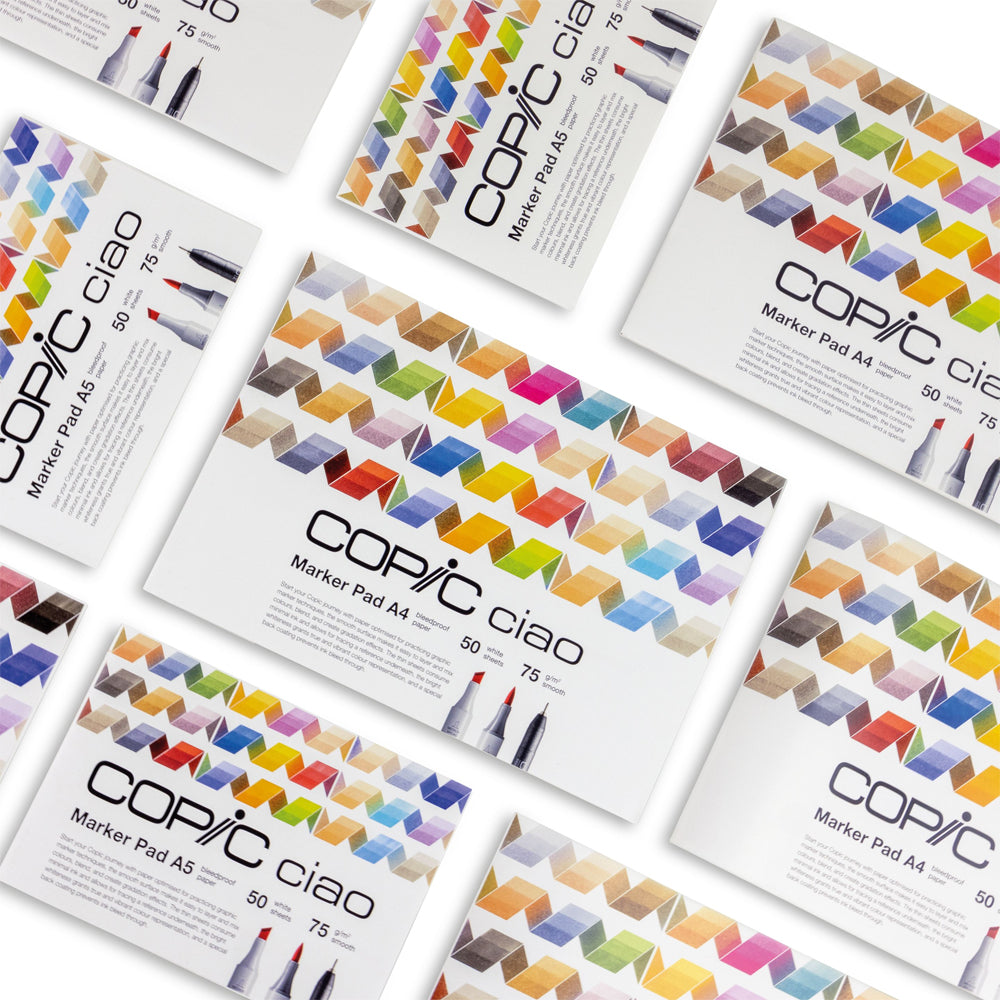 Copic Ciao popieriaus bloknotas markeriams, 75 gsm, 50 lapų