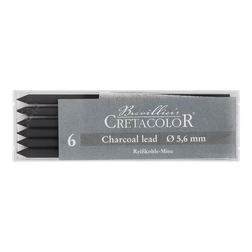 Cretacolor Charcoal Leads, 5.6 mm
