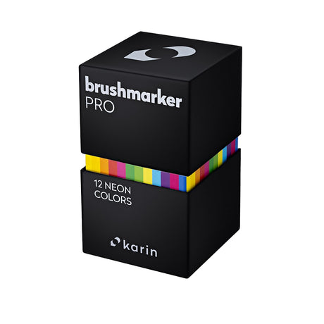 Karin Brushmarker PRO Markers Set | 12 Neon Colours