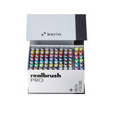 Karin Realbrush PRO | Mega Box PLUS Markers Set | 72 colors + 3 blenders