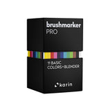 Karin Brushmarker PRO Markers Set | 11 Basic Colours + Blender