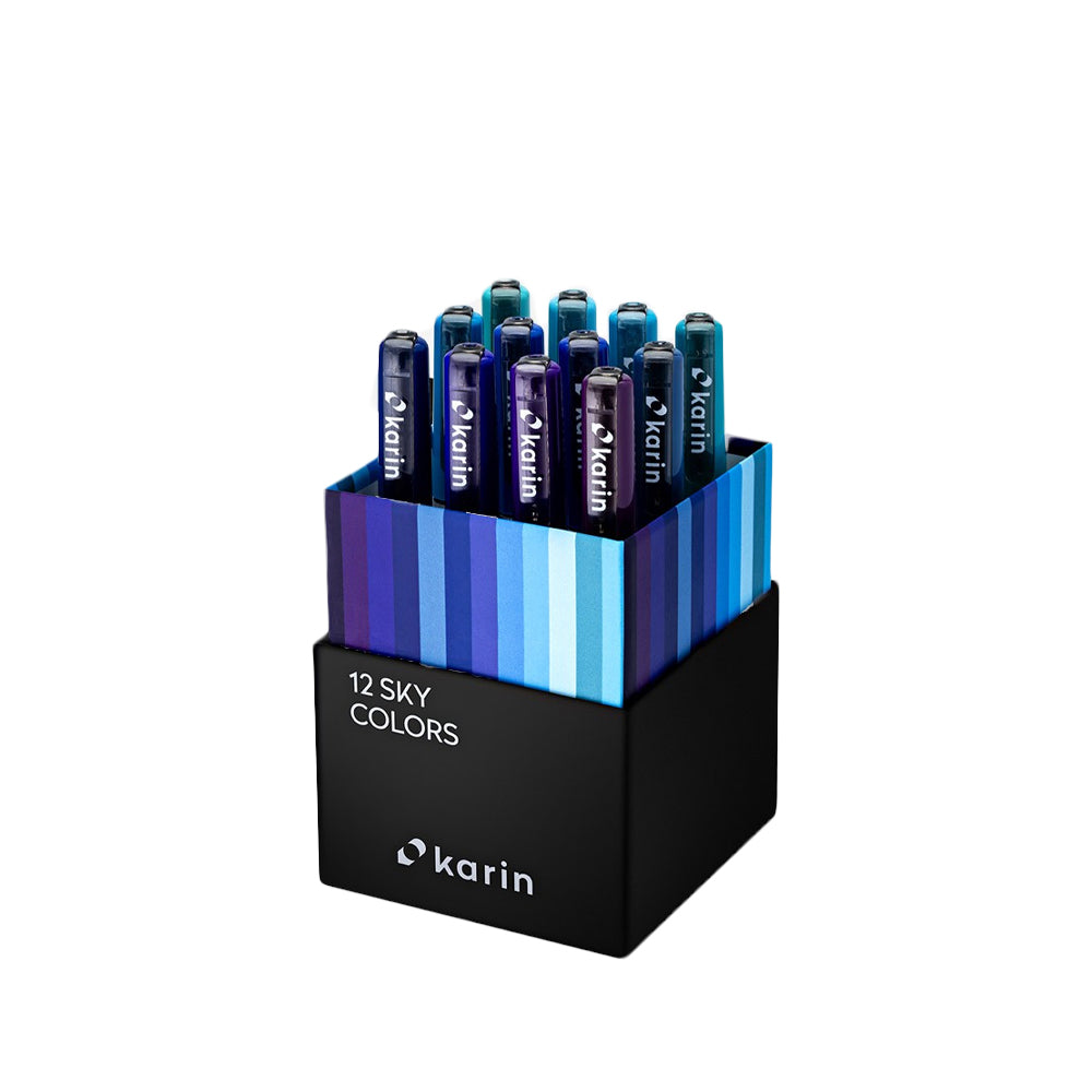 Karin Brushmarker PRO Markers Set | 12 Sky Colours