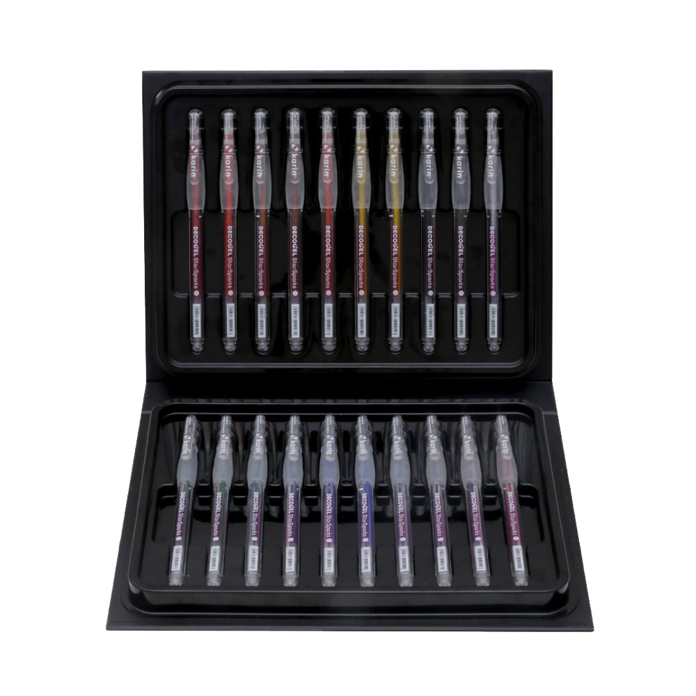 Karin DECOGEL 1.0 Star Sparks Gel Pens Set | 20 colors