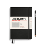 BBOLD Leuchtturm1917 užrašų knygelė, minkštu viršeliu, 123 pus. BLACK (TEST)
