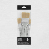 Liquitex Basics Natural Hair Brush Set, 3 pcs.