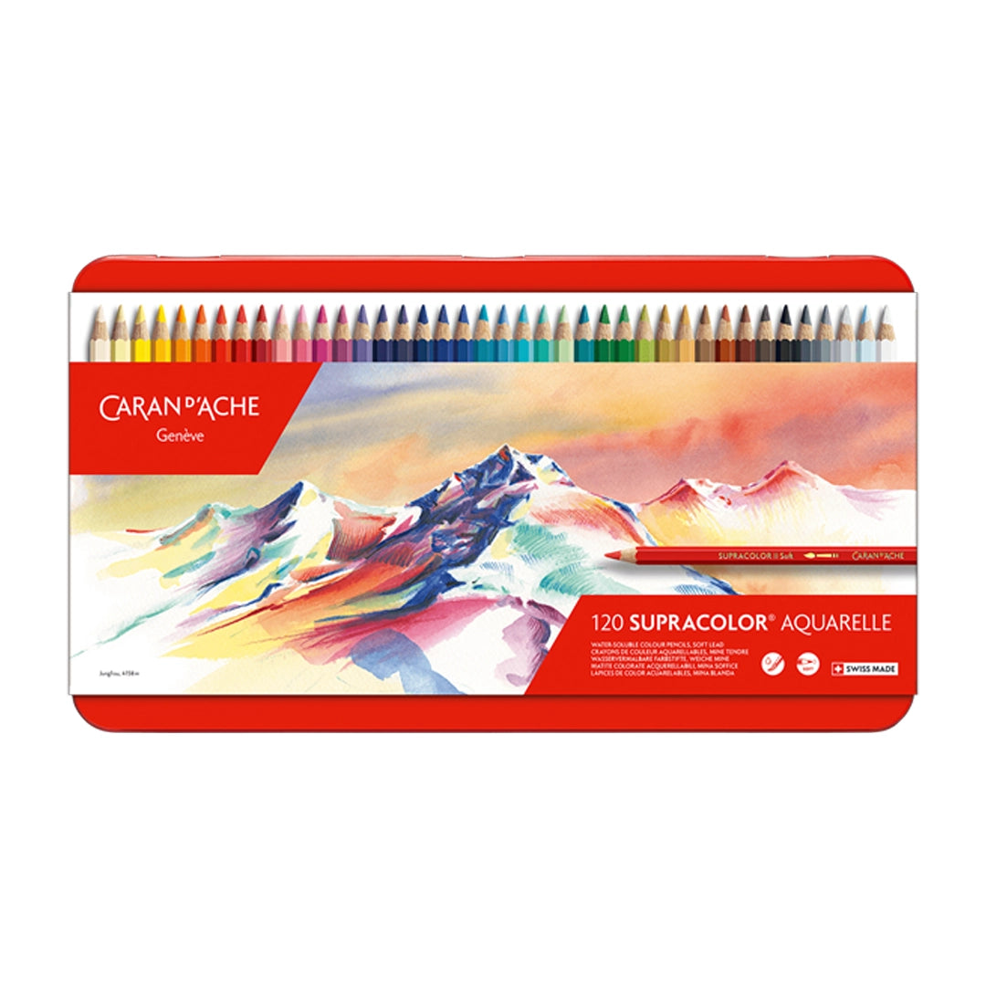 Caran d'Ache SUPRACOLOR™ Aquarelle Colored Pencils Set of 120
