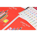Caran d'Ache Mixed Media Colouring Postcards, 12 sheets