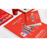 Caran d'Ache Mixed Media Colouring Postcards, 12 sheets