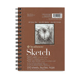 Strathmore Sketch 400 Series spiralinis popieriaus bloknotas, 89 gsm