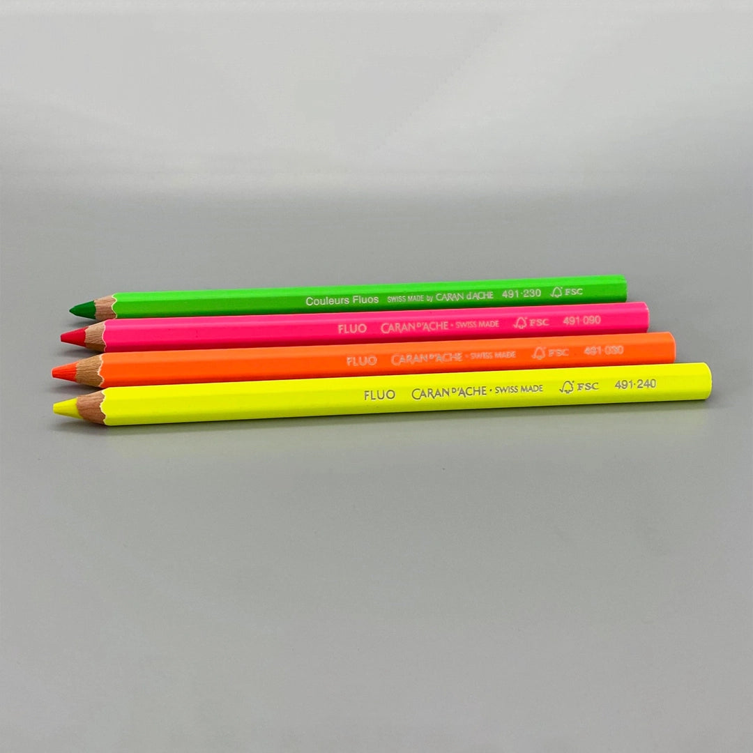 Caran d'Ache MAXI Fluo Pencils