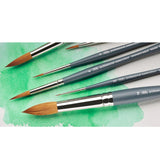 Winsor & Newton Professional apvalus sintetinis akvarelinis teptukas