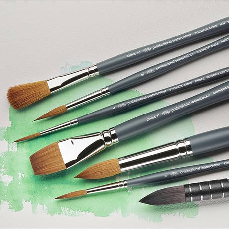 Winsor & Newton Professional sintetinis pailgas Rigger teptukas