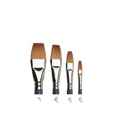 Winsor & Newton Professional sintetinis One Stroke plokščias teptukas