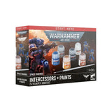 Warhammer 40,000 Space Marines: Infernus Marines Miniature Set + Paints