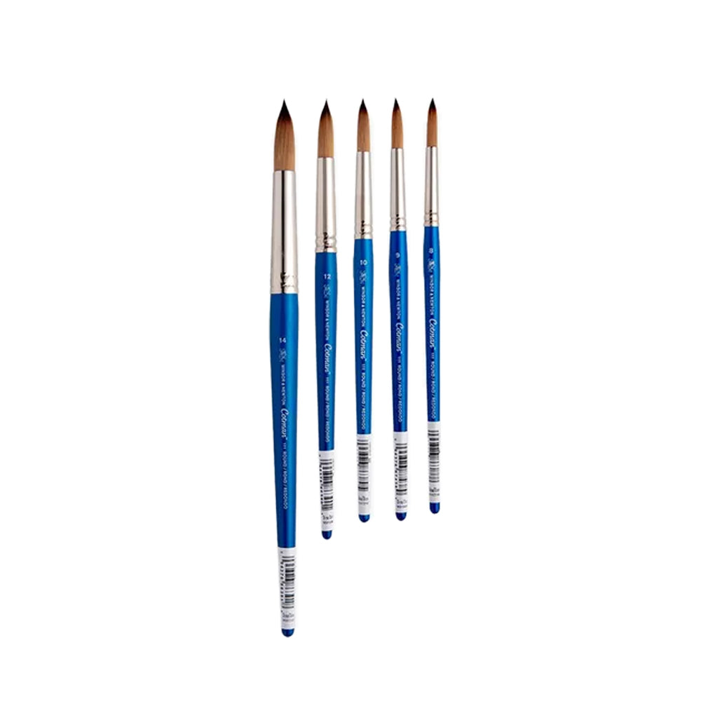 Winsor & Newton Cotman akvarelinis apvalus teptukas, serija 111
