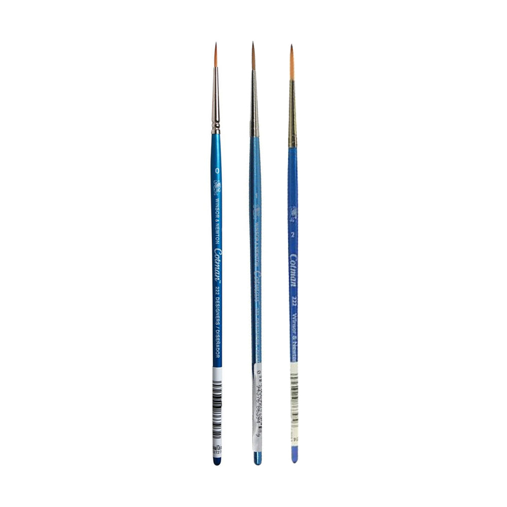 Winsor & Newton Cotman Designers' akvarelinis teptukas, serija 222