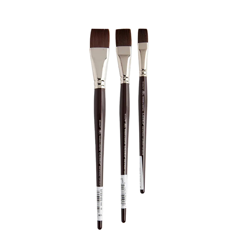 Winsor & Newton Galeria One Stroke/Wash plokščias teptukas