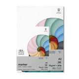 Winsor & Newton Bleedproof popieriaus bloknotas piešimui su markeriais, 75 gsm