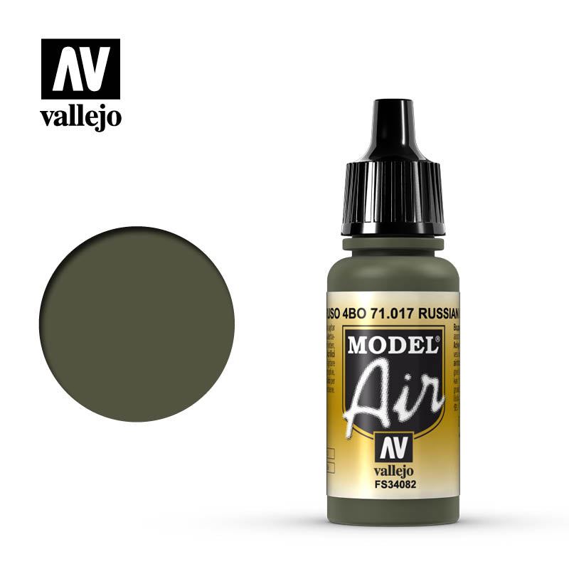 Vallejo Model Air dažai, spalvos 1-100 (1/3 dalis)
