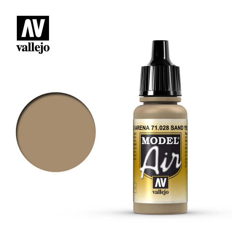Vallejo Model Air dažai, spalvos 1-100 (1/3 dalis)