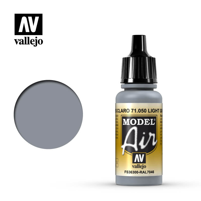 Vallejo Model Air dažai, spalvos 1-100 (1/3 dalis)