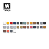 Vallejo Basic Colors Model Air Paint Set in a Plastic Case, 29x17 ml + Harder & Steenbeck Ultra Airbrush