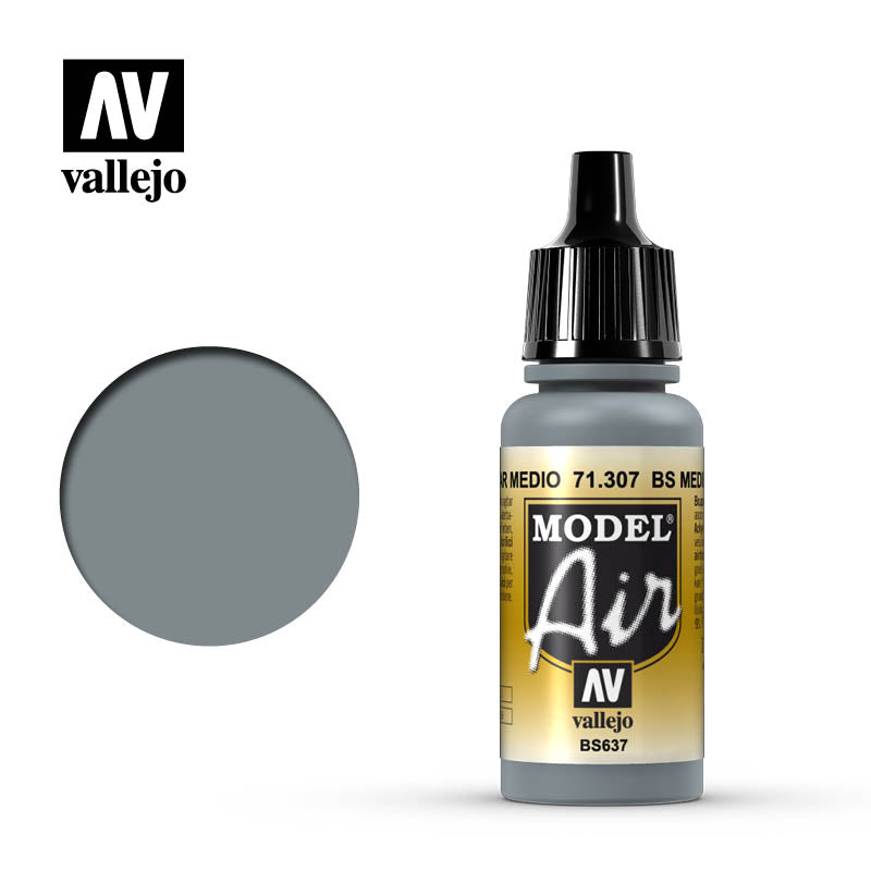Vallejo Model Air dažai, spalvos 1-100 (1/3 dalis)