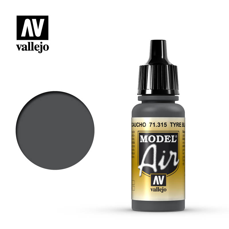 Vallejo Model Air dažai, spalvos 1-100 (1/3 dalis)