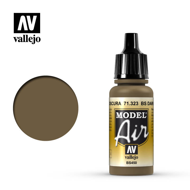 Vallejo Model Air dažai, spalvos 1-100 (1/3 dalis)