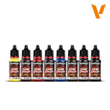 Vallejo Game Color Wash Paint Set, 8x18 ml