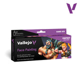 Vallejo Game Air Face Painting Acrylic Paint Set, 8x18 ml